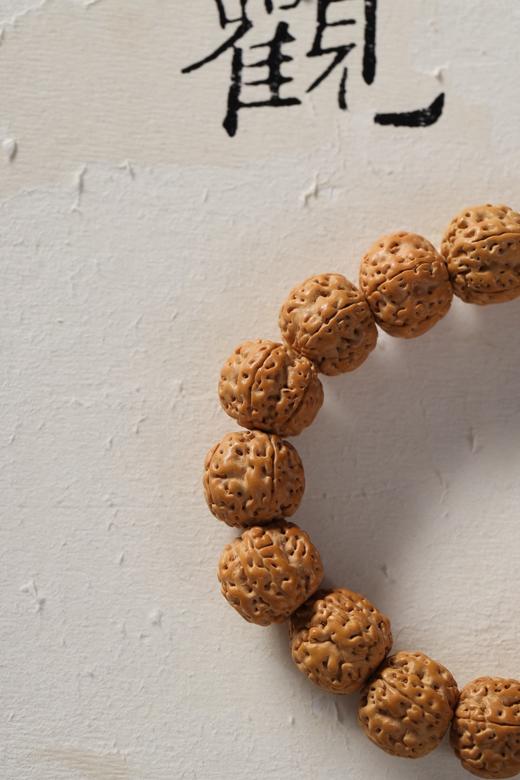 YJPT0012°金刚菩提+黑檀镶铜鼓珠手串1.4*1.5*15 商品图5