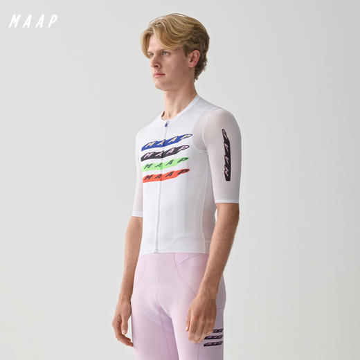 MAAP 男士 Evade X Pro Air Jersey 3.0 云白 短袖骑行服 商品图0