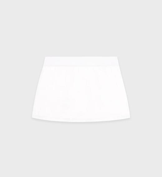 Sporty & Rich - Eden Crest Court Skirt - White/Dark Navy  - 女装 - 短裙 - 白色/深蓝色 商品图1