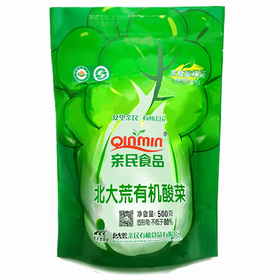 北大荒亲民有机酸菜（颗）500g