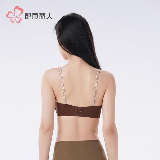 都市丽人女士内衣泳布无痕内衣文胸B杯可穿树脂胶圈三排四扣LBH1G1 商品图8