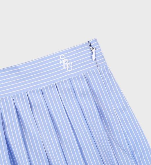 Sporty & Rich - Src Anae Skirt - Light Blue Striped - 女装 - 短裙 - 蓝色条纹 商品图6