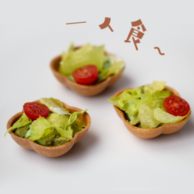 「一人食」蔬菜沙拉蛋糕｜创意甜点