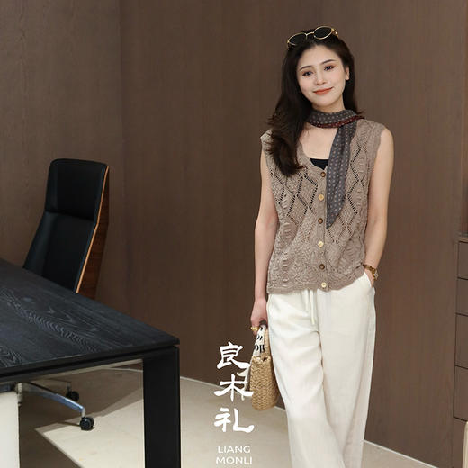 【部分现货】良木礼百搭阔腿裤（0829） 商品图3