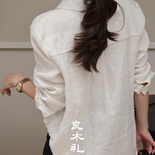 【预售7天】良木礼亚麻钉珠衬衫（X7435） 商品图4