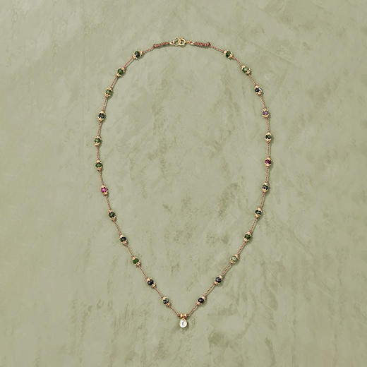 订购8周到｜Tityaravy-SRIPHALA-水晶 吊坠 宝石 长项链［法国设计师］ 商品图1