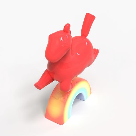 苏凌志《阳光彩虹小红马》雕塑 商品图6