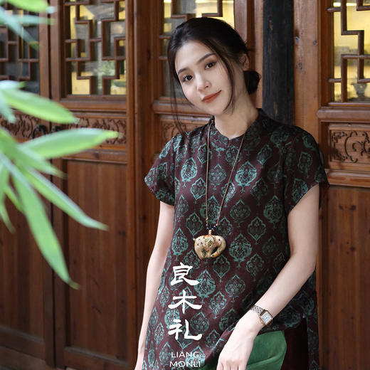 【预售7天】良木礼真丝上衣（X7397） 商品图2