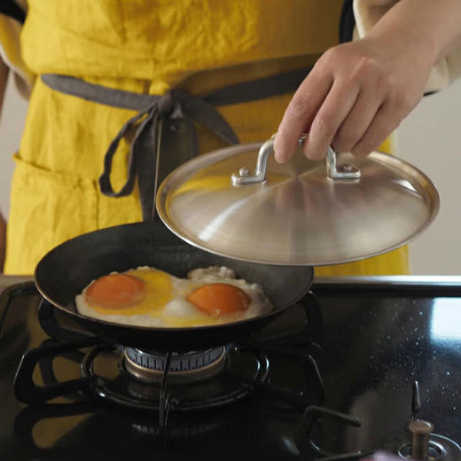 燕熟之技 专业平底熟铁锅无涂层26cm 商品图3