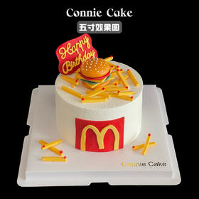 「麦当劳同款蛋糕」🍔 真假难辨的快乐暴击！