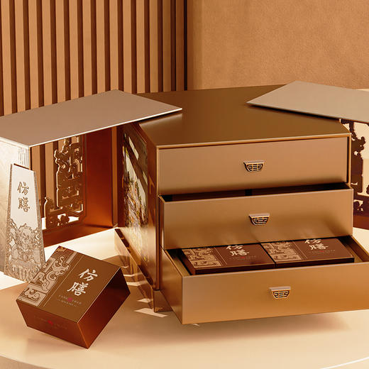 2025款 仿膳月饼礼盒 御锦皇尊 1610克 商品图2