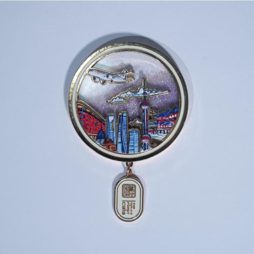 摩登印象金属挂坠流沙冰箱贴 商品图0