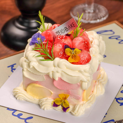 【桃色绯夏】夏日氛围感拉满-水果生日蛋糕 商品图0