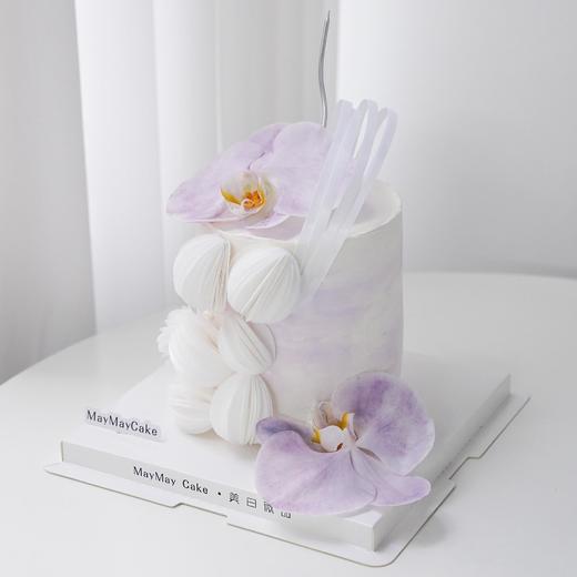 紫色|蝴蝶兰蛋糕【5127】 商品图0