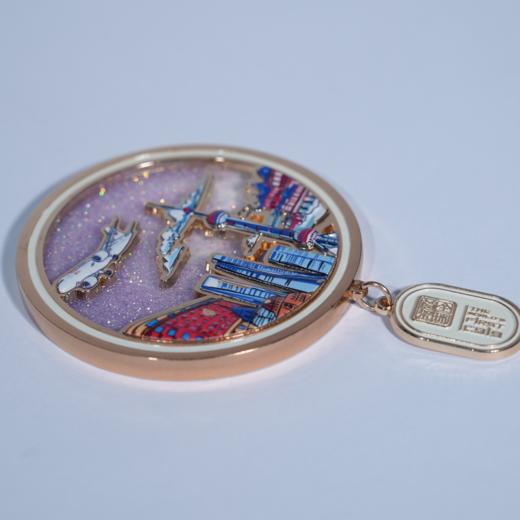 摩登印象金属挂坠流沙冰箱贴 商品图2