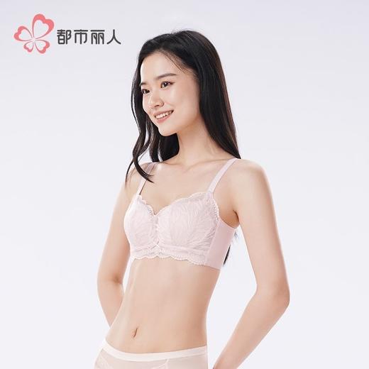 都市丽人内衣女士内衣蕾丝内衣文胸无钢圈三排四扣LBH5D8 商品图2