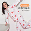 奶糖派心选汪睡衣女波点开襟款休闲舒适家居服套装可外穿 商品缩略图4