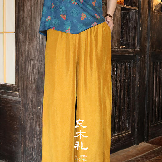 【预售7天】良木礼醋酸裤（X73103） 商品图2
