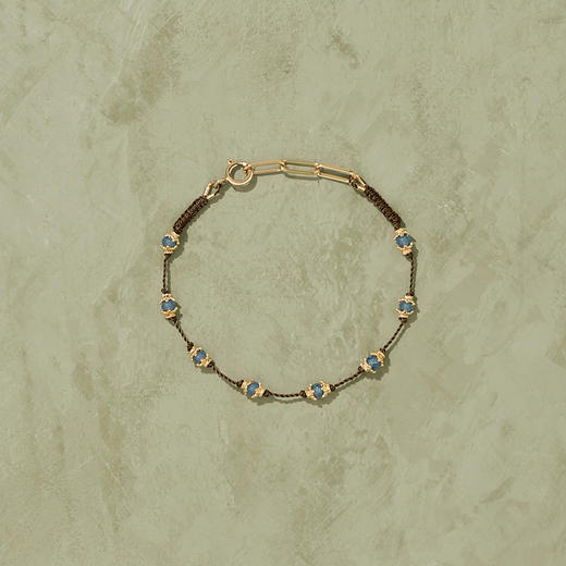 订购8周到｜Tityaravy-PEONY-圣玛利亚海蓝宝 手链［法国设计师］ 商品图0