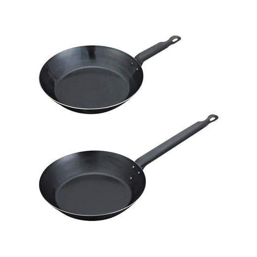 燕熟之技 专业平底熟铁锅无涂层26cm 商品图2