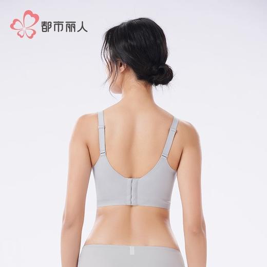 都市丽人女士内衣蕾丝文胸塑身内衣无钢圈四排LJH1S5 商品图3