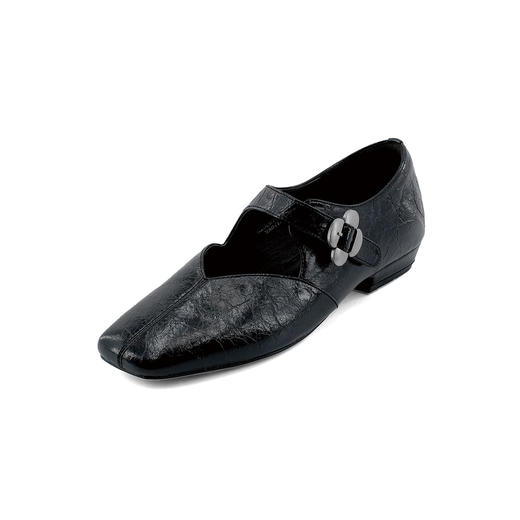 Westory2025年秋季低跟玛丽珍单鞋舒适白丹浅口鞋S25CE76451 商品图1