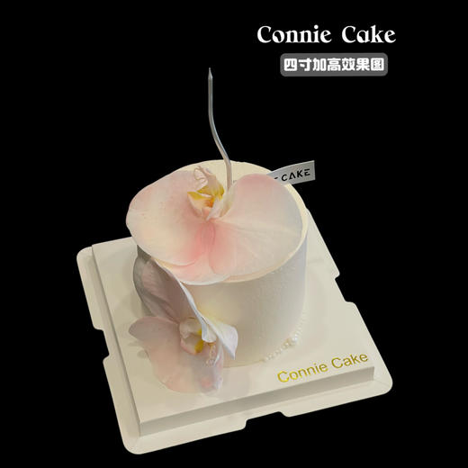 🌸【蝶舞芳华·淡粉蝴蝶兰蛋糕】 商品图1