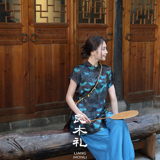 【预售7天】良木礼真丝上衣（X7397） 商品图4