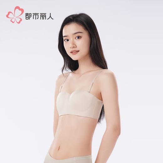 都市丽人内衣女士内衣泳布内衣文胸无钢圈一排四扣LBH1G9 商品图2