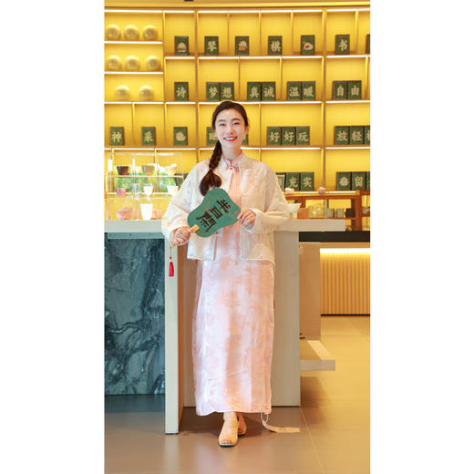 【抖音专属】睡莲·新中式吊带裙（25818025-水芝-结缘款） 商品图2