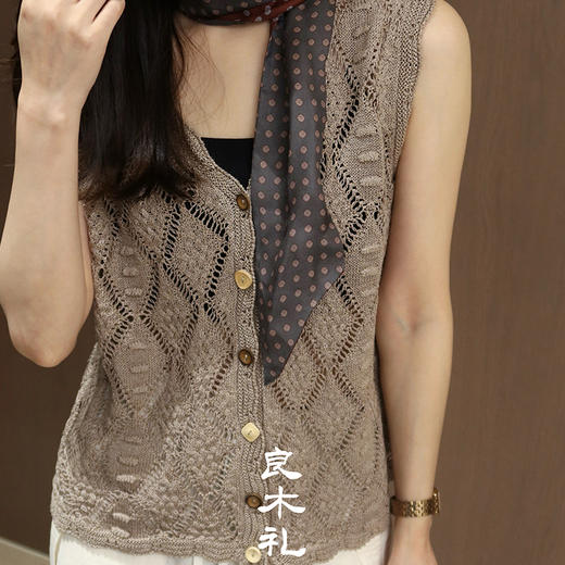 【预售7天】良木礼莱赛尔无袖上衣（X7426） 商品图1