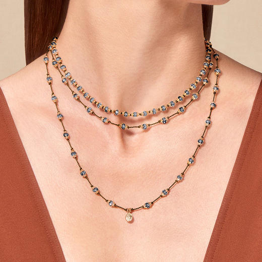 订购8周到｜Tityaravy-KAMILAH-圣玛利亚海蓝宝 项链［法国设计师］ 商品图1