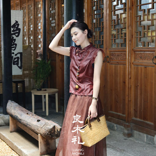 【预售7天】良木礼香云纱上衣（X7440） 商品图5