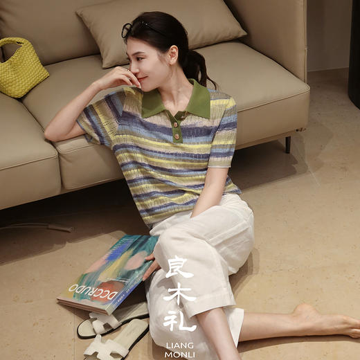 【预售7天】良木礼羊毛针织上衣（X7433） 商品图0