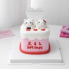 Kitty·纪念日蛋糕(方形）【C5123】 商品缩略图1