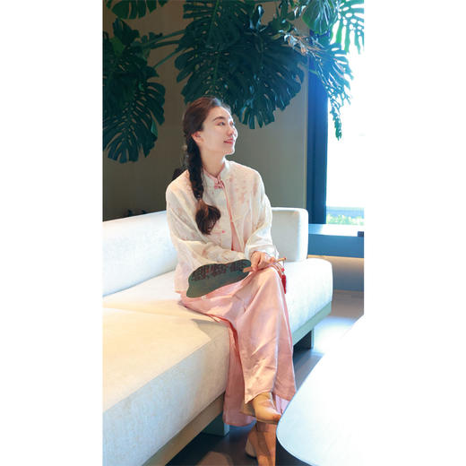 【抖音专属】睡莲·新中式吊带裙（25818025-水芝-结缘款） 商品图4