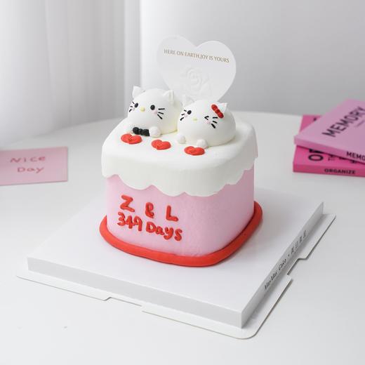 Kitty·纪念日蛋糕(方形）【C5123】 商品图0