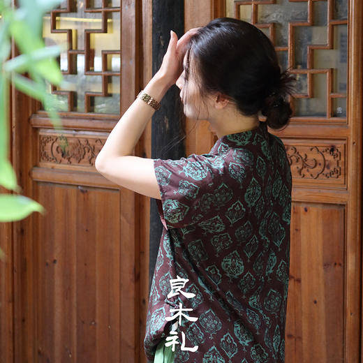 【预售7天】良木礼真丝上衣（X7397） 商品图6