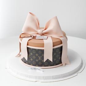 【提前一天预定】LV·蝴蝶结蛋糕【C5125】