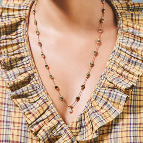 订购8周到｜Tityaravy-SRIPHALA-水晶 吊坠 宝石 长项链［法国设计师］