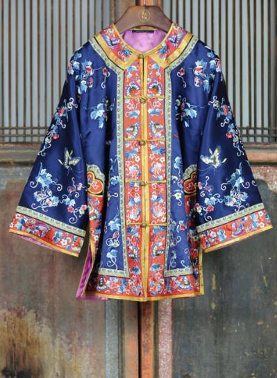 盛唐牡丹大师系列-王小潇 | 真丝手绣吉祥葫芦蝴蝶吉服 商品图0