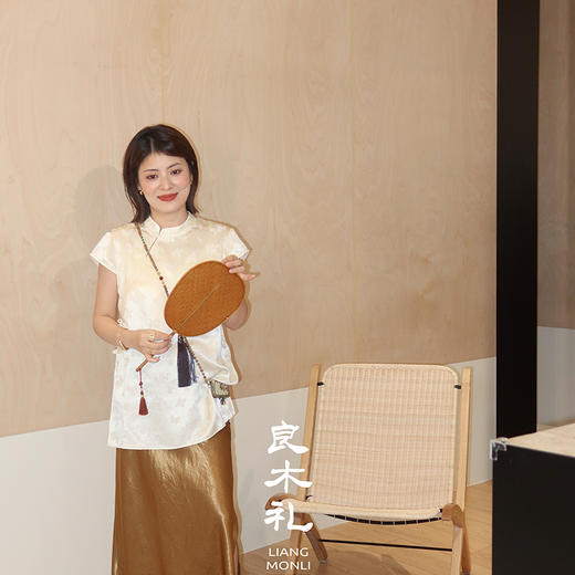 良木礼桑蚕丝小衫（X8167） 商品图1