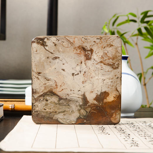 汉晋绞泥古砖制砚 商品图7