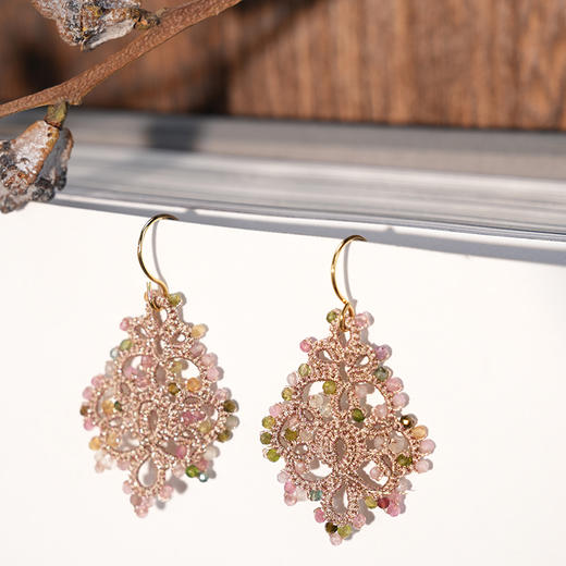 订购8周到｜Lorina Balteanu-TALIA TRINITY-碧玺 耳环［法国设计师］ 商品图3