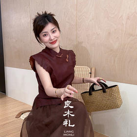 【预售7天】良木礼香云纱上衣（X7440）