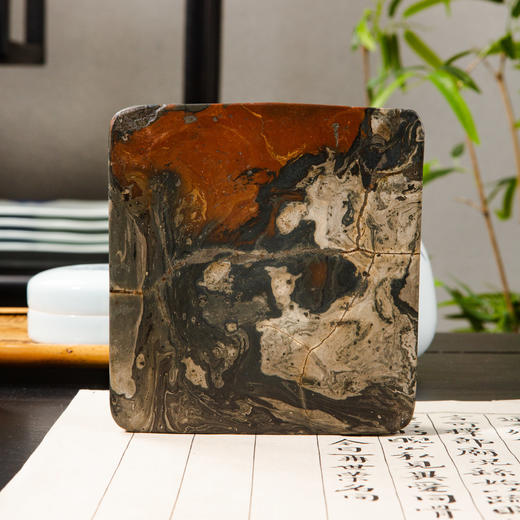 汉晋绞泥古砖制砚 商品图7