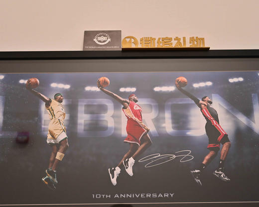 收藏系列 詹姆斯 十周年 限量亲笔签名海报 商品图1