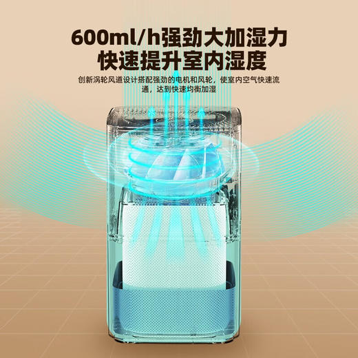 YADU亚都无雾加湿器家用卧室孕妇婴儿紫外线除菌上加水大容量加湿APP智空童锁保护11L大水箱 SZ700-TJK600 商品图3