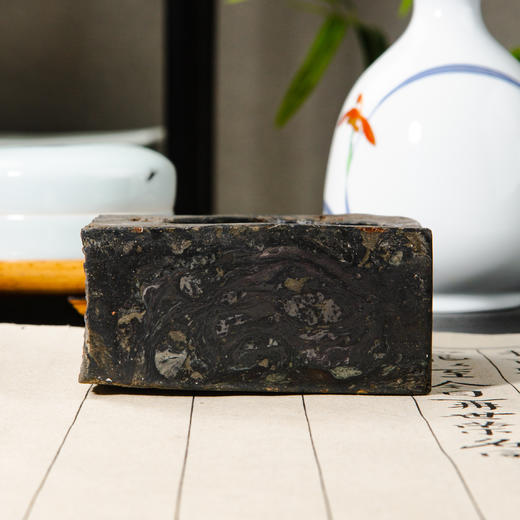 南北朝时期人物古砖制砚 商品图6