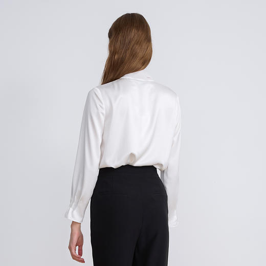 EITIE爱特爱高级感飘带领简约时尚衬衣8309006 商品图4